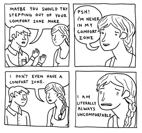 Comfort zone meme