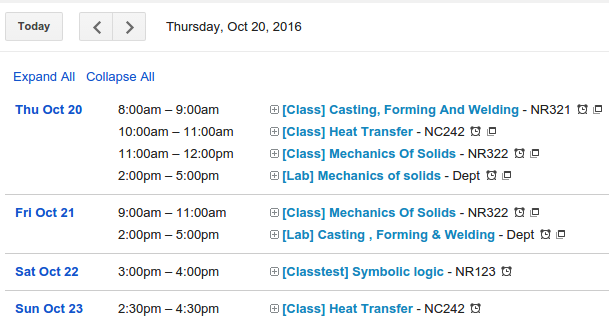 Get Your Freaking Timetabe