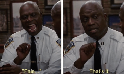 Captain Holt Pain
